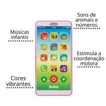 Baby phone celular bebe buba com sons educativo