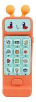 Baby Phone com 50 Músicas + Mordedor Robô Laranja -Polibrinq Baby Phone com 50 Músicas + Mordedor Robô Laranja -Polibrinq