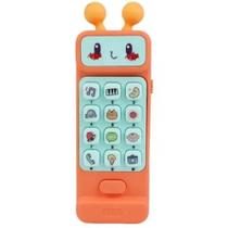 Baby Phone Robo Laranja com Som e Mordedor - Polibrinq Bb035 Baby Phone Robo Laranja com Som e Mordedor - Polibrinq Bb035