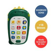 Baby Phone Telefone Musical Infantil Bebê Brinquedo Educativo Com Luz e Som HK Brinquedos