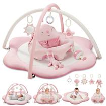 Baby Play Mat suihuooo 3 em 1 com cadeiras de bebê e 5 brinquedos de 0 a 12 meses Baby Play Mat suihuooo 3 em 1 com cadeiras de bebê e 5 brinquedos de 0 a 12 meses