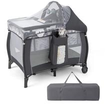 Baby Playard HONEY JOY Pack and Play com berço e trocador