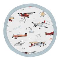 Baby Playmat Sweet Jojo Designs Vintage Airplane Tummy Time