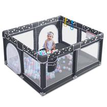 Baby Playpen ANGELBLISS Large Playcard com portão interno/externo