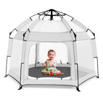 Baby Playpen Bend River com dossel, barraca de praia e mosquiteiro Baby Playpen Bend River com dossel, barraca de praia e mosquiteiro