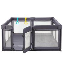 Baby Playpen Cholena Large Play Yard com porta 200x180cm cinza