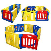 Baby Playpen Kidzone 8 Panel Safety Play Center (azul)