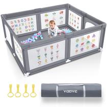 Baby Playpen Voovc para bebês e crianças pequenas com ventosas antiderrapantes Baby Playpen Voovc para bebês e crianças pequenas com ventosas antiderrapantes