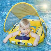 Baby Pool Float Lanstics Mambobaby com dossel de 3 a 24 meses