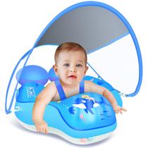 Baby Pool Float LAYCOL com cobertura solar UPF50+ de 3 a 36 meses
