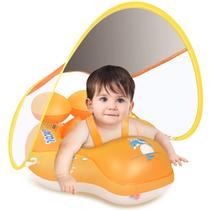 Baby Pool Float LAYCOL com dossel de proteção solar UPF50+