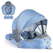 Baby Pool Float Mambobaby não inflável com dossel UPF 50+