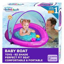 Baby Pool Float SwimSchool Deluxe com dossel de 6 a 24 meses