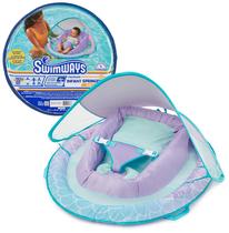 Baby Pool Float Swimways Infant Spring Float com dossel Baby Pool Float Swimways Infant Spring Float com dossel