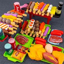 Baby Pretend Play Kitchen Kids Toys Simulation Churrasqueira