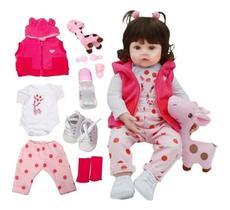 Baby Reborn Bebe Reborn Boneca Realista Girafinha - Cegonha Reborn Dolls