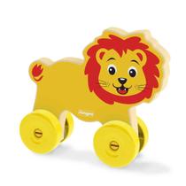Baby Roller Animais Em Madeira Junges - Brinquedo Para Bebês +12 Meses
