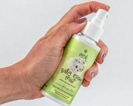 Baby Room Mist Spray Reconfortante Aromaterapêutico com Hidrolato de Melaleuca e Óleo Essencial de Eucalipto Ajuda Ideal para Gripes e Resfriados