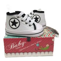 Baby sapatinho tênis para bebês branco revenda barato atacado m Baby sapatinho tênis para bebês branco revenda barato atacado m