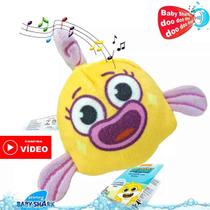 Baby Shark Big Show Mini Pelúcia Musical Peixe Goldie - Sunny 2365