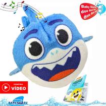 Baby Shark Mini Pelúcia Musical Papai Tubarão Daddy Shark - Sunny