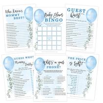 Baby Shower Games Set Your Main Event Prints Boy Blue x25