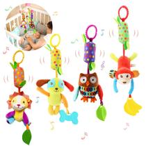 Baby Soft Hanging Rattle BLOOBLOOMAX para 3-12 meses (4 unidades)