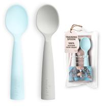 Baby Spoon Miniware Silicone Training, sem BPA, 2 cores