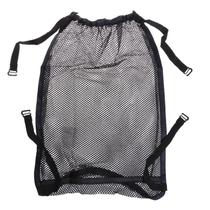 Baby Stroller Storage Bag Mesh Nets Organizador Elastic String Luggage Holder Pocket for Infant Bottle Fraldas Storage - Multi