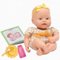 Baby Sweetheart by Battat - Feeding Time 12 polegadas Soft-Body Newborn Baby Doll com livro de história fácil de ler e acessórios de boneca bebê