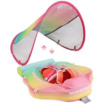 Baby Swim Float HECCEI Mambobaby Add Tail com cobertura solar
