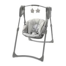 Baby Swing Graco Slim Spaces Compact Reign com arnês de 5 pontos