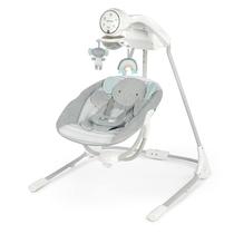 Baby Swing Ingenuity InLighten de 5 velocidades com assento giratório Van Elephant Baby Swing Ingenuity InLighten de 5 velocidades com assento giratório Van Elephant