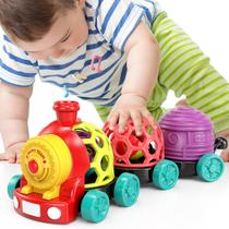 Baby Toy Train MOONTOY Infant Rattles Car de 6 a 18 meses com som