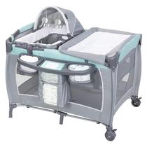 Baby Trend Lil' Snooze Deluxe III Cozy Mint com berço
