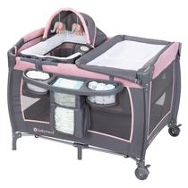 Baby Trend Lil' Snooze Deluxe III rosa aconchegante com berço