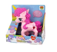Baby Unicórnio Love Rosa Dm Toys Baby Unicórnio Love Rosa Dm Toys