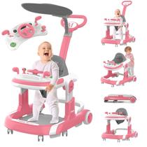 Baby Walker Pionevox 5 modos dobrável com música de 6 a 12 meses