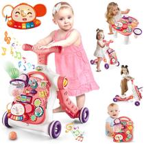 Baby Walker VATOS Sit-to-Stand Learning 5 em 1 com música