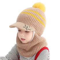 Baby Winter Hat Pom Pom Beanie Hats Baby Girl and Boy Hat with Warm Fleece Lining Caps for Kids - Coffee