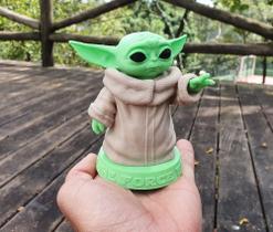 Baby Yoda Decorativo. Fabricado Via Impressão 3d Com 11 Cm