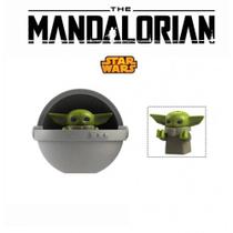 Baby Yoda / Grogu no Berço (cinza) M2 - Minifigura de Montar Star Wars