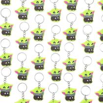 Baby Yoda Star Wars 10un Chaveiro Emborrachado Tema Festa Baby Yoda Star Wars 10un Chaveiro Emborrachado Tema Festa
