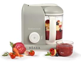 Babycook Solo 4 em 1 Beaba - Vaporizador e Liquidificador de Alimentos para Bebês