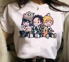 Babylook Anime Demon Slayer - Moda Feminina com Estilo Japonês Babylook Anime Demon Slayer - Moda Feminina com Estilo Japonês