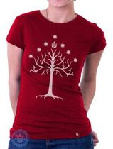 Babylook Árvore Gondor Blusinha Senhor Dos Anéis Filme