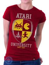 Babylook Atari Games Blusinha Geek Retrô Clássicos Anos 80