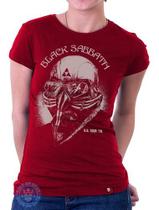 Babylook Black Sabbath Blusinha Banda Rock Iron Man Babylook Black Sabbath Blusinha Banda Rock Iron Man