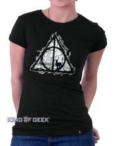 Babylook Harry Potter Camisa Feitiços Magias Filme Geek Hp