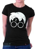Babylook Harry Potter Feitiços Magias Filme Camisa Geek Hp